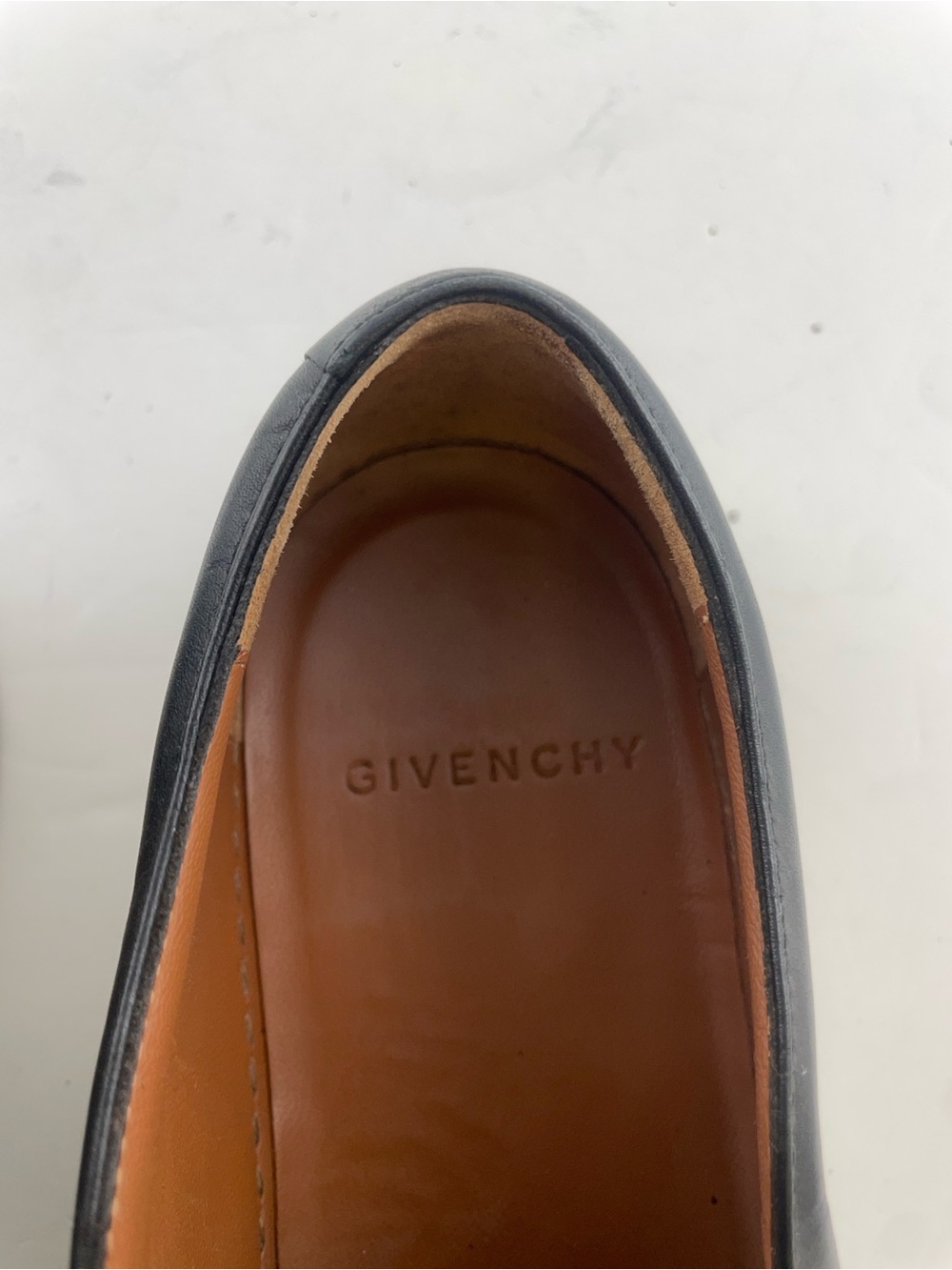 Givenchy Black Floral Leather Slip-On Sneakers - Picture 5 of 5